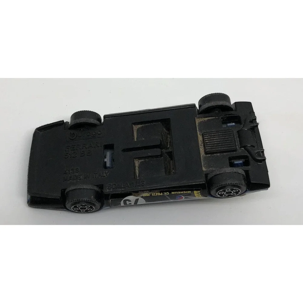 Bburago Ferrari 512 BB University Boxer 1:43 Made‎ In Italy 1983 Blue Sponsor